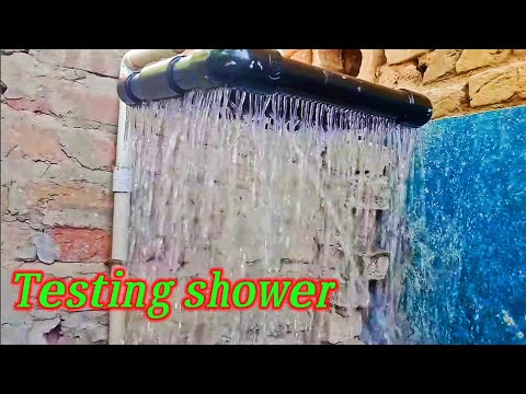 HOW TO MAKE 10" INCH RAIN SHOWER IN PVC PIPES HOME MADE diy
