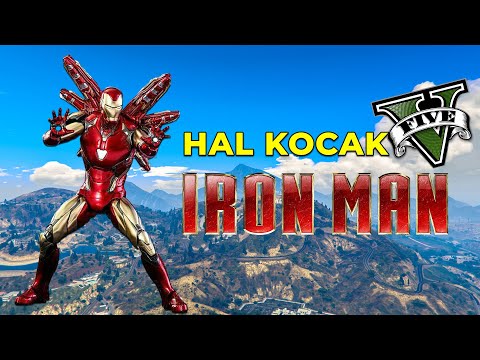 HAL KOCAK DI GTA 5 - GTA 5 MOD IRON MAN - MOMEN LUCU GTA 5