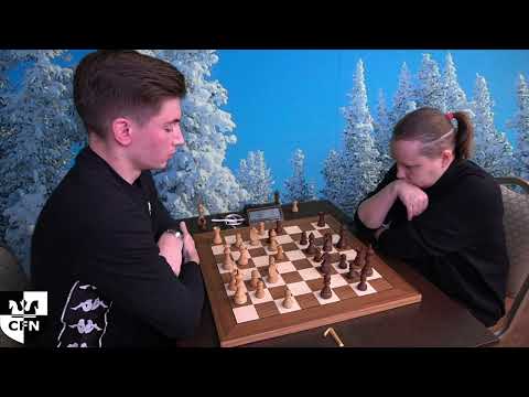 IM K. Klyukin (2308) vs GM V. Gunina (2353). Chess Fight Night. CFN. Blitz