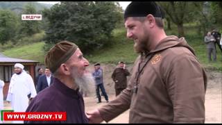 Рамзан Кадыров и Хабиб Али Джифри побывали на свадьбе в селении Ведучи 