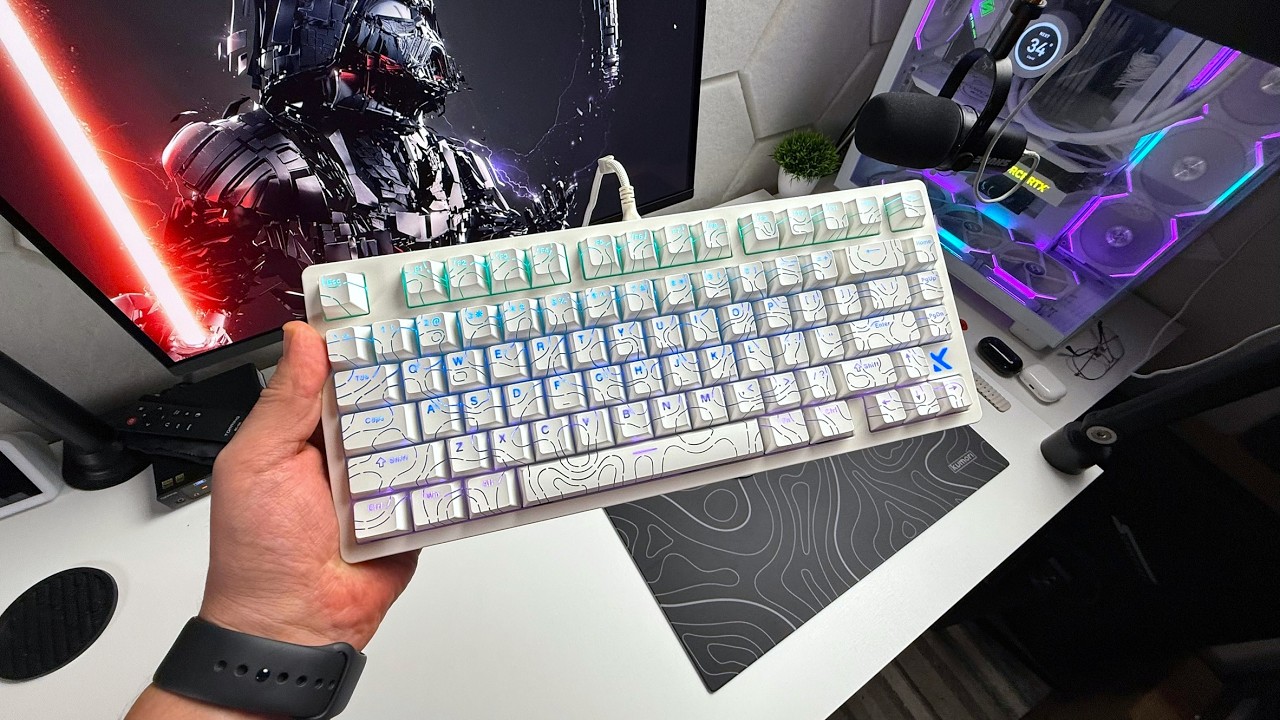They finally released a magnetic keyboard like this! Unboxing MCHOSE JET75 (TOP)
