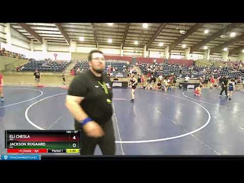97 Lbs Cons. Round 4 - Eli Chesla, MD Vs Jackson Rugaard, CO 2151