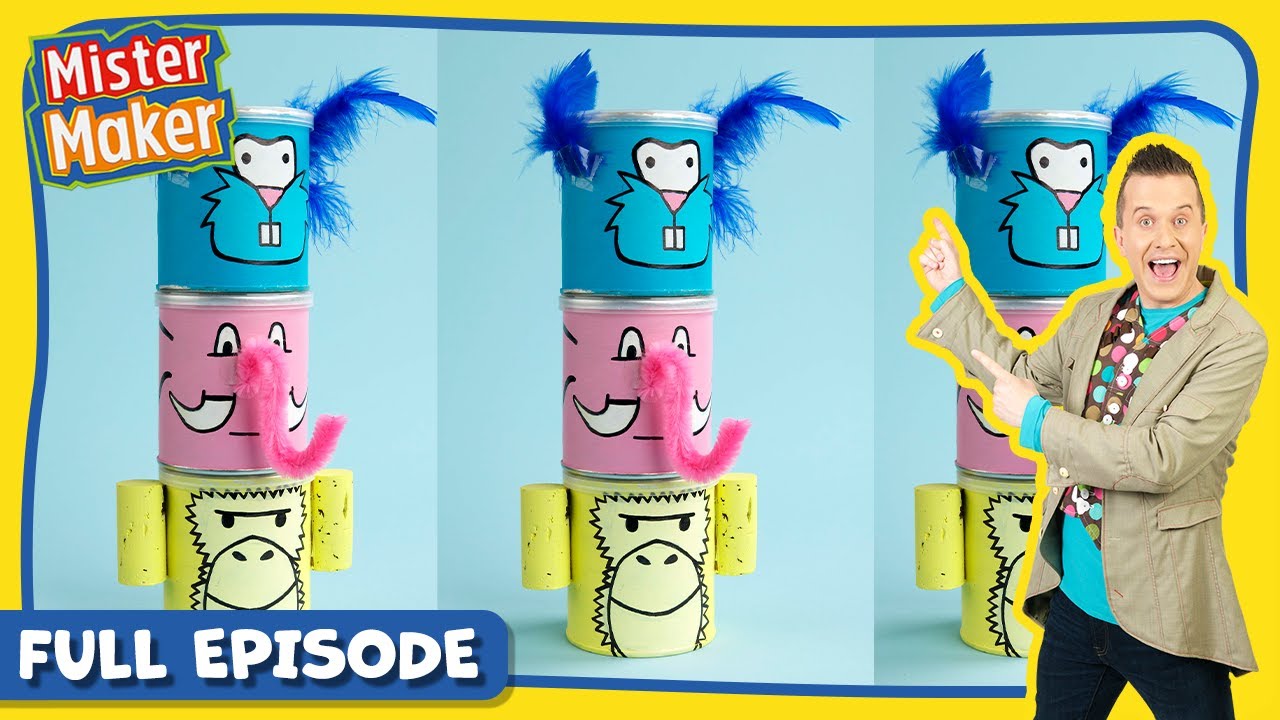 Mister Maker 🎨 Series 1, Episode 15 | Totem Pole Bits and Pieces 💈 | FULL EPISODE