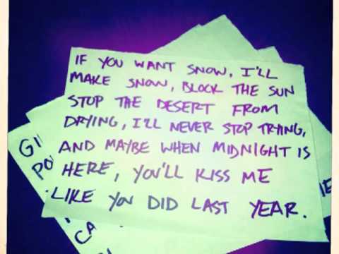 The Summer Set  "Old Mexico" (Lyrics)