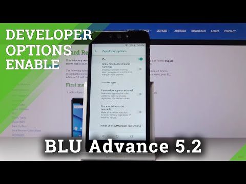 How to Enter Developer Options in BLU Advance 5.2 – Activate Advanced Mode