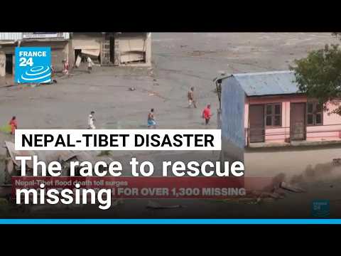 'Extremely challenging' conditions hamper Nepal-Tibet flood rescue efforts