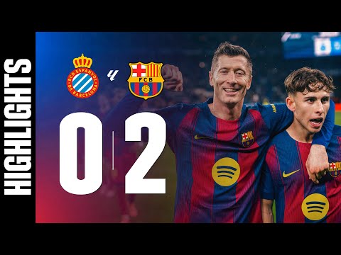 RCD ESPANYOL 0 vs 2 FC BARCELONA | LALIGA 2025/26 MD18 🔵🔴