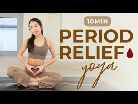 10min Yoga for Period Cramps, PMS🩸| Protect Uterus & Relax Mind (100% instant relief)