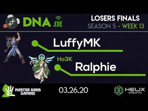DNA.EXE S5:W13 - LuffyMK (Richter) Vs. Ho3K | Ralphie (Palutena, Wolf) - Losers Finals