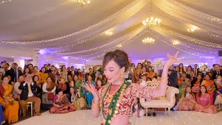 Bride Surprises Groom with old Nepali song | Nepali Wedding Dance | Bridesmaids from Canada