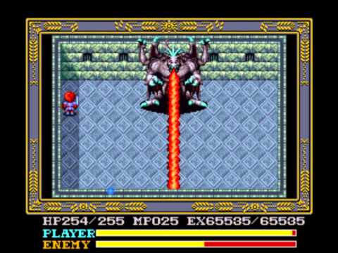 Ys IV Mask of the Sun (SNES) - Boss 09. Guruda (No Damage)