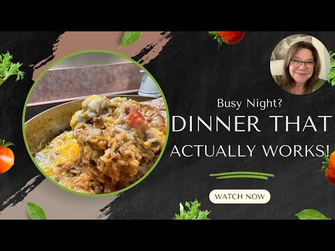 One Pot Taco Rice Skillet | Easy Weeknight Dinner Idea