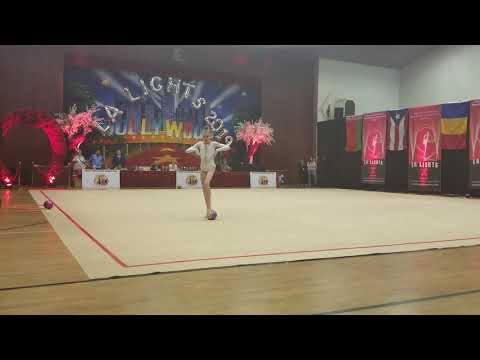 Melaniia Tur UKR - Ball - Level 10 Junior - LA Lights 2019