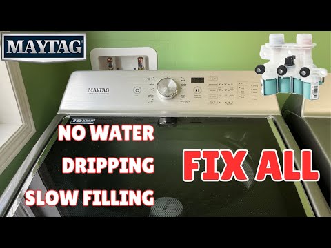 How to Replace Water Inlet Valve on Maytag Washer DIY