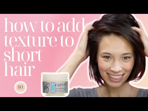 HOW TO STYLE A TEXTURED BOB | CARVE TEXTURE PASTE | BEAUTOPIA HAIR
