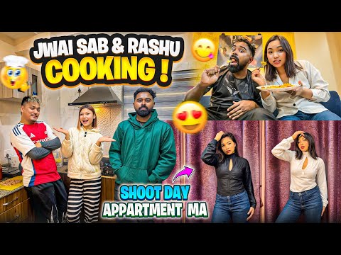 SHOOT DAY AT MY NEW APARTMENT😍|| JWAI SAB & RASHU COOKED KHEER AND PASTA😋😱!!! 