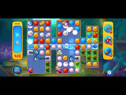 Fishdom level 9439 no boosters フィッシュダム