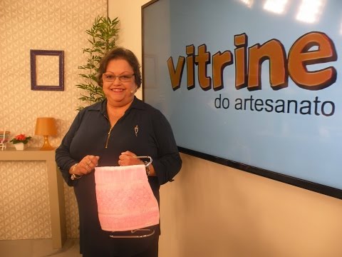 Toalha de Lavabo em Crivo sem Corte com Leila Jacob | Vitrine do Artesanato na TV