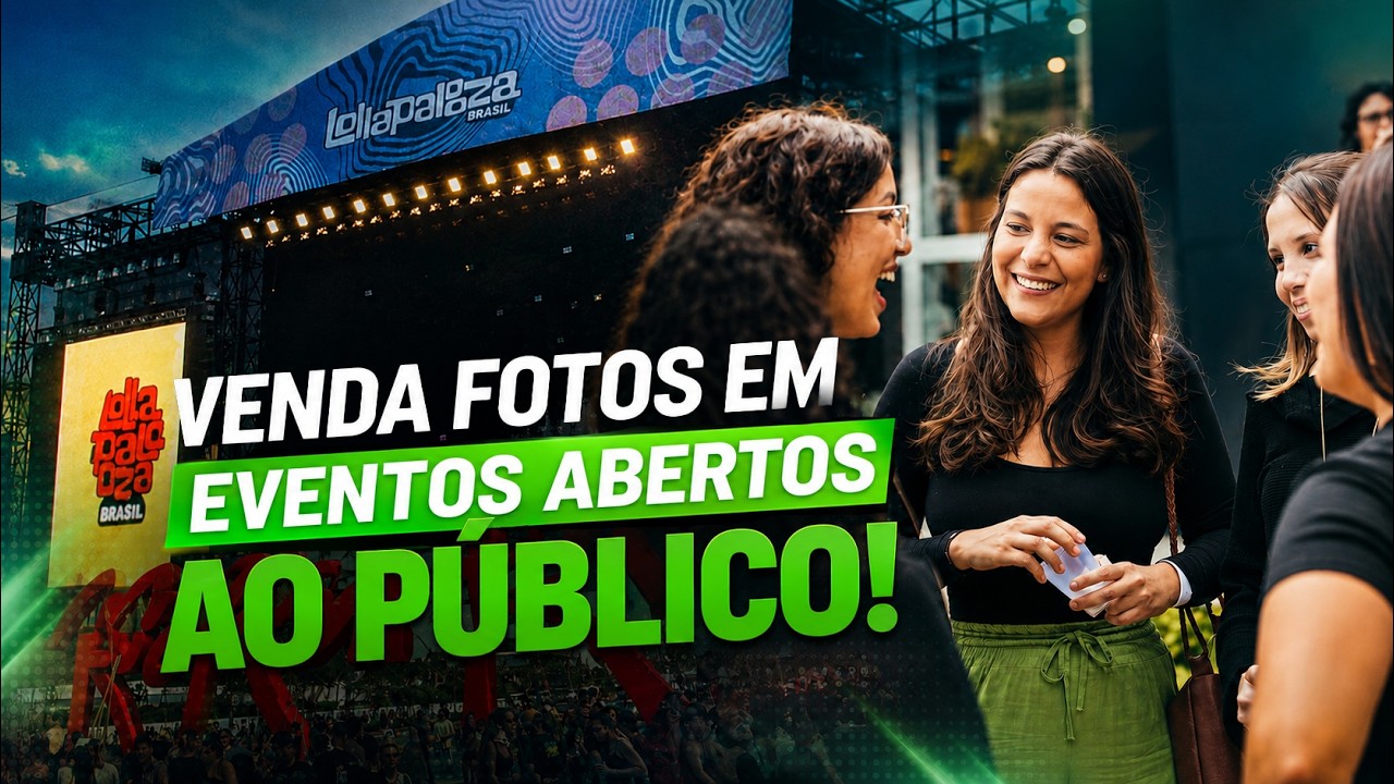 VENDA FOTOS em eventos abertos ao público!