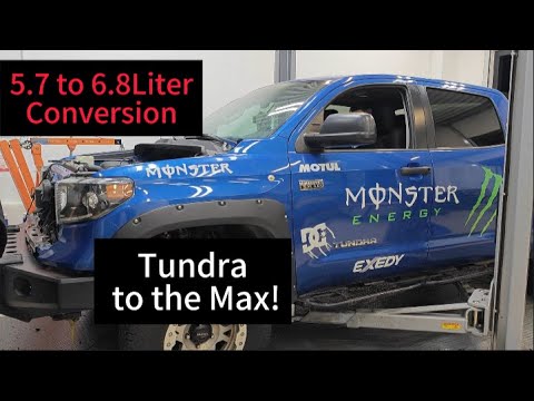 Toyota Tundra to its max - 6.8 Liter conversion of the 3UR engine!