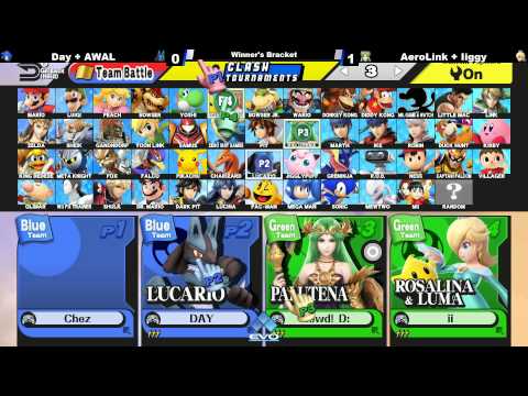 Evo 2015 - Day + AWAL vs Aerolink + Iiggy - Smash Wii U