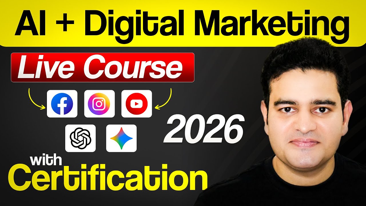 AI Digital Marketing Live Course 2026 | #aidigitalmarketing