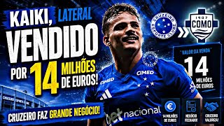 🚨 FECHOU! KAIKI ESTÁ DE SAÍDA DO CRUZEIRO! Foi vendido por EMPRÉSTIMO! Entenda Tudo AGORA