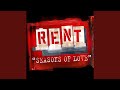 Seasons Of Love From The Motion Picture RENT