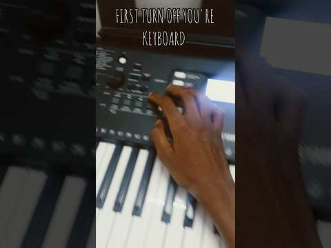 How to reset a Yamaha keyboard?👍 | #tutorial #yamahakeyboard #aestheic   #truedialogue