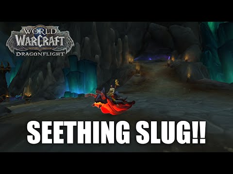 WoW Seething Slug mount Zaralek Cavern