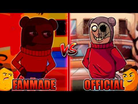 FNF': TWIDDLEFINGER - Official Vs Fanmade (fnf max vs nugget original & fanmade comparison)