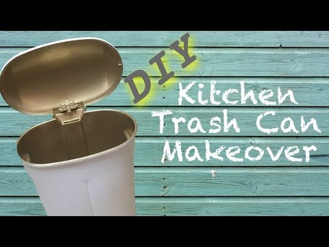 YouTube video about: How to paint a stainless steel trash can?