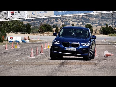 BMW X4 2018 – Maniobra de esquiva (moose test) y eslalon | km77.com
