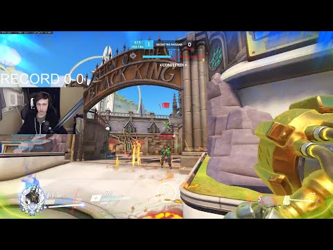 SUPER REINHARDT GAMEPLAY OVERWATCH SEASON 33 TOP 500