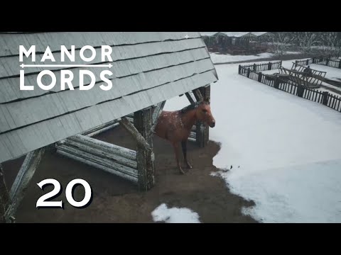 Manor Lords #20: Ein Stall für unser Pferd, von dem keiner weiss, was es tun soll.... ^^ [deutsch]
