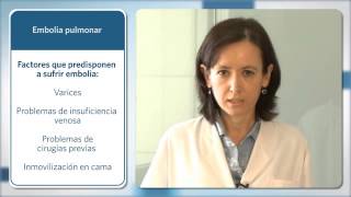 Embolia pulmonar: causas, síntomas y tratamiento - Arantza Campo Ezquibela