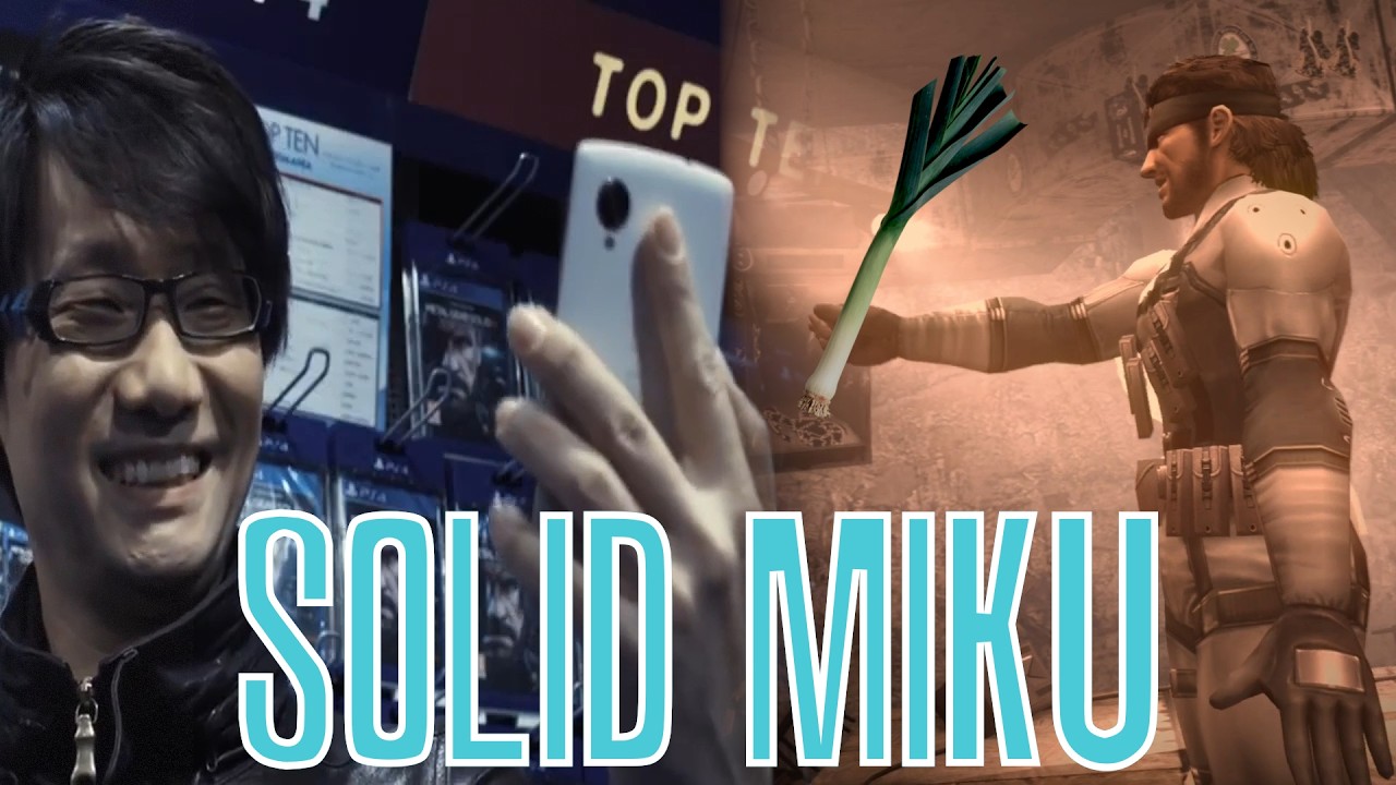 Hatsune Miku possesses Solid Snake, and Kojima loves it