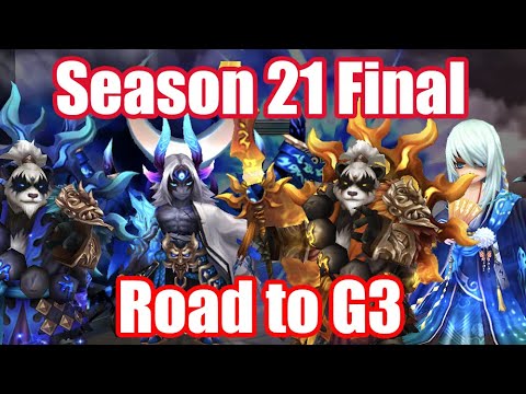 【Summoners War | Curry's RTA】World Arena Season 21 Final, Last Battle Road to G3!