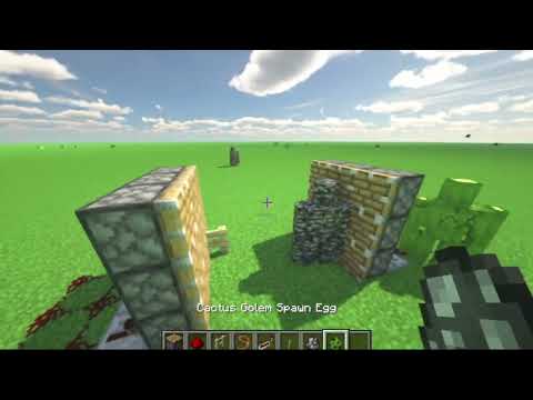 bedrock golem + cactus golem ???