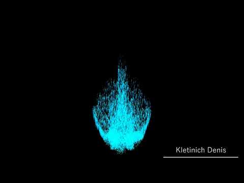 Maya particle morph human