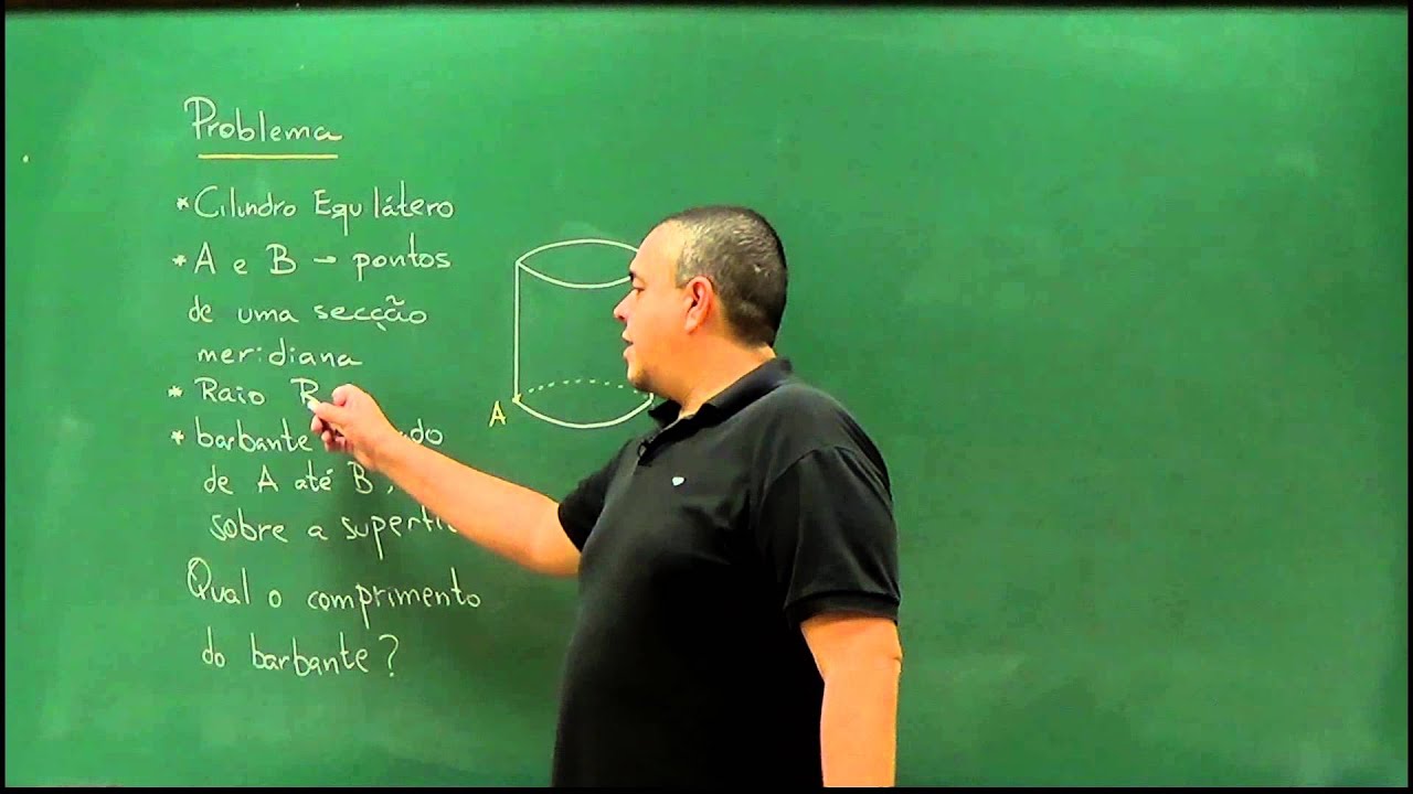 Área da Superfície de um Cilindro - Aula 28