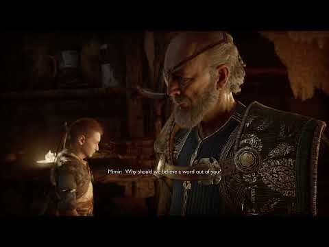 Odin Meets His Old Partner In Crime Mimir | God Of War Ragnarok