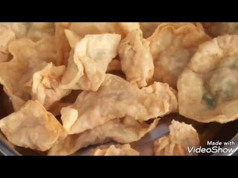 炸馄饨/Deep fried wontons recipe