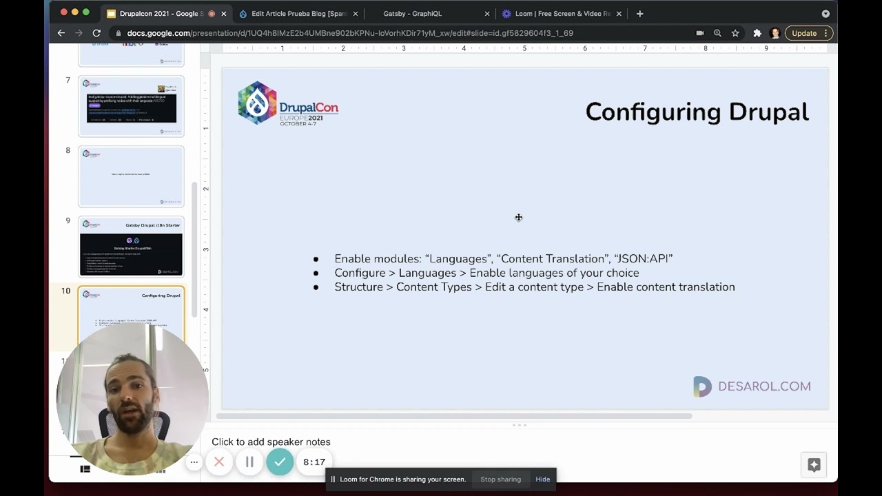 MAKERS & BUILDERS - Building multilingual websites with Gatsby and Drupal