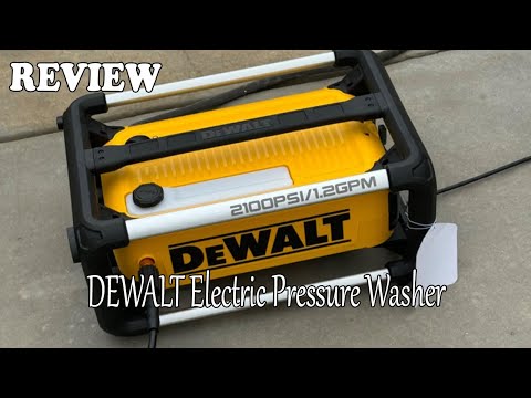 DEWALT Electric Pressure Washer - Full Setup and Review