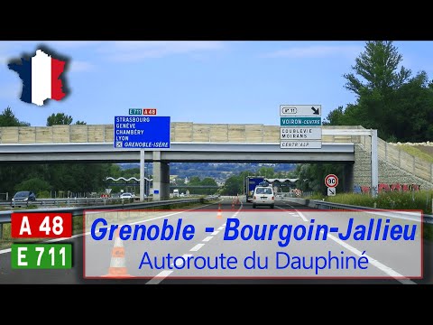 France (F): A48 Grenoble - Bourgoin w/ @enr.autosel