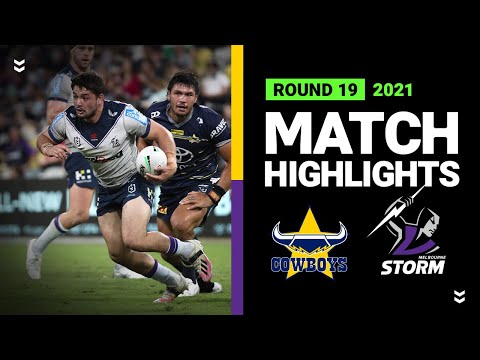 NRL Highlights | Cowboys v Storm Match Highlights | Round 19, 2021 | Telstra Premiership | NRL