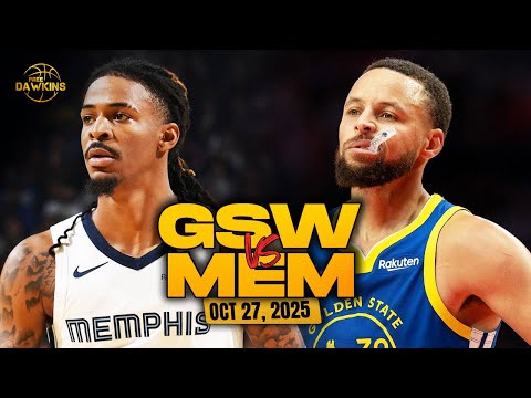Golden State Warriors vs Memphis Grizzlies Full Game Highlights | Oct 27, 2025 | FreeDawkins