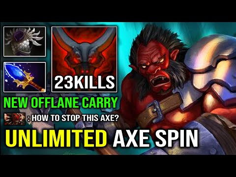 UNLIMITED BERSERK SPIN 100% Unkillable Tanker Nonstop Godlike Axe 7.31 OP Hero Dota 2