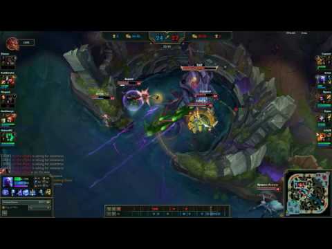 [LoL] 1 vs 5 PentaKill | Miss Fortune (Ranked Highlight)